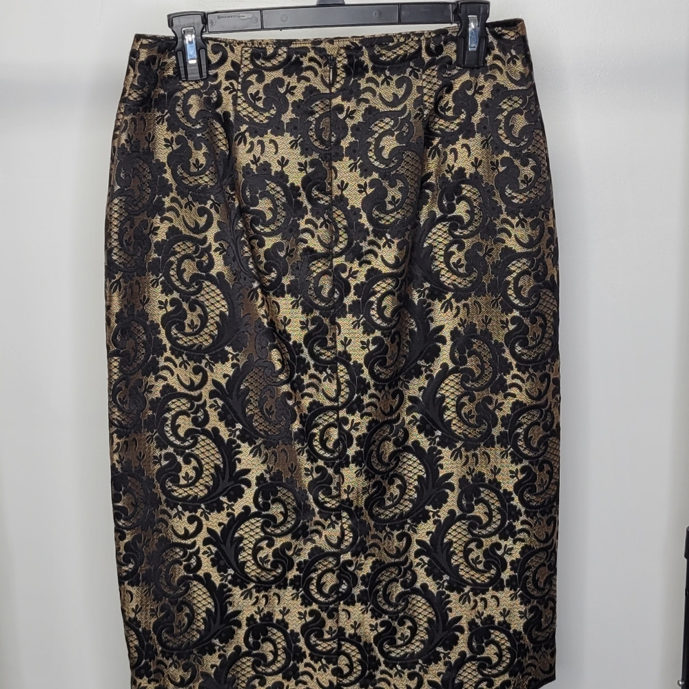 Worthington Satin Brocade Skirt